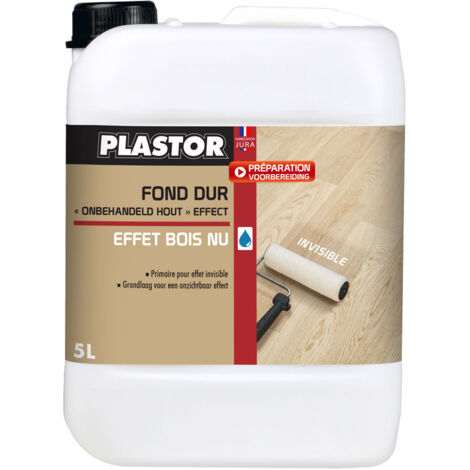 Plastor – Lasure extérieure 5L effet bois invisible – Protection tendance pour parquets – Neutralise l'effet de finition sur le bois (1/2)