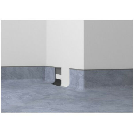 Appui de plinthe en PVC 2.50m – Renforce les joints pour installation escalier – Compatible avec plinthes PVC standard (1/2)