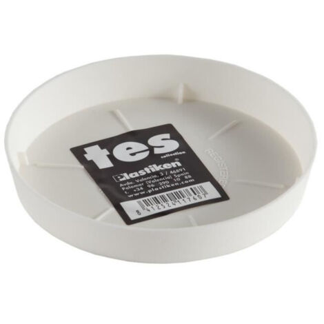 Plaque D'injection Pour Pot Couleur Blanc ø11x1,6cm (1/2)