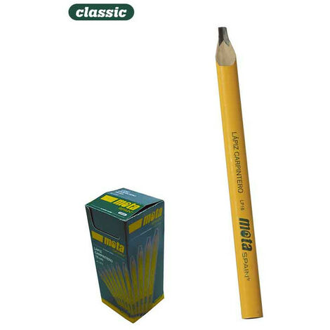 Crayon de charpentier avec étui et taille-crayon PICA