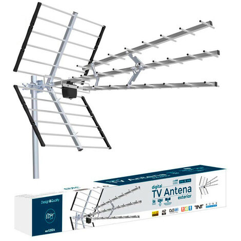 Antenne Tv Uhf Extérieur Edm Pro Réception Tv Numérique Extérieure Professionnelle - Edm (1/3)