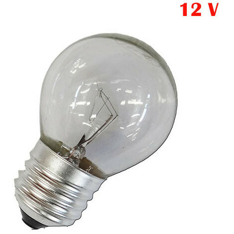 Ampoule Incandescente Sphérique Transparente 60w E27 12v