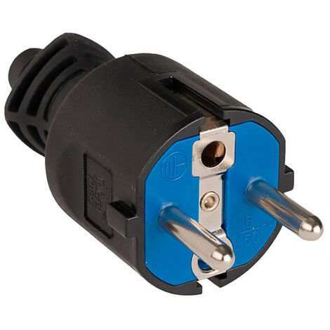 Fiche Caoutchouc Noir 16a 250v T/tl Ip44 4.8mm 706c Solera (1/3)