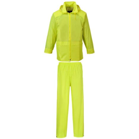 Ensemble De Pluie (veste Pantalon) Couleur : Jaune Taille Xl - Portwest (1/2)