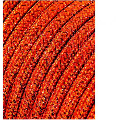Câble Cordon Tubulaire 2x0,75mm Marron Brillant 25m (1/2)
