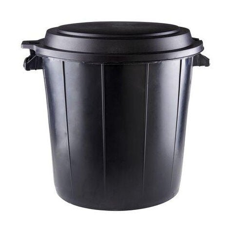 Poubelle d'immeuble 80 litres corps + couvercle - EDA