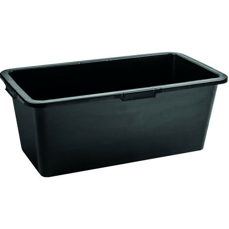 Auge rectangulaire 40l – Largeur 295 mm – Conception robuste pour stockage et nettoyage – Idéal pour jardinage et chantiers – Outibat
