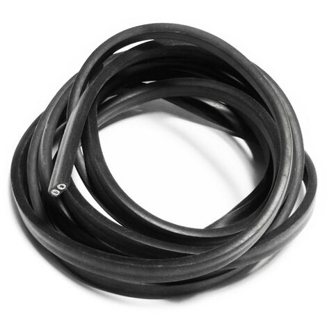 50 Câble Parallel Plat Noir 2x2,5mm Extérieur Euro/mts (1/2)