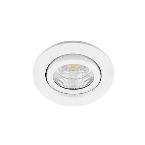 Indigo – Spot encastrable LED orientable 7W – Lumière blanche chaude 3000K – Pour plafond et mur – Finition invisible RDX (1/8)