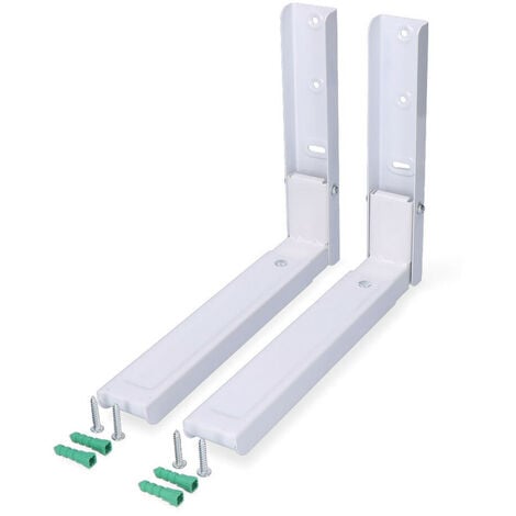 supports de fixation murale micro-ondes blanc 40kg