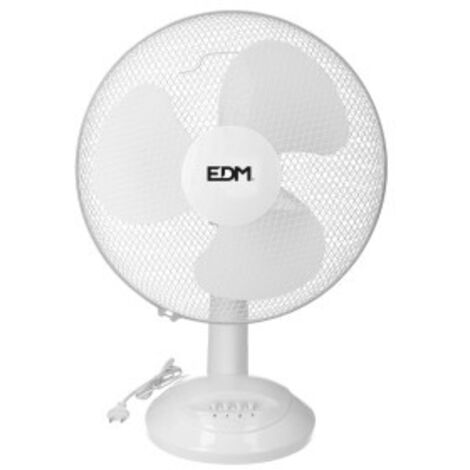 Ventilateur de table EDM 33964 45W D40cm Blanc (1/4)