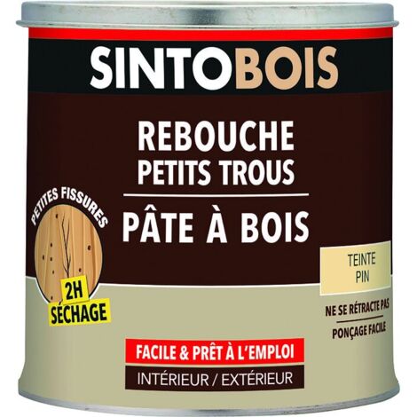 Mastic Bois Clair Sinto 500g Réparation Durable Du Bois, Couleur Bois Clair - Sinto