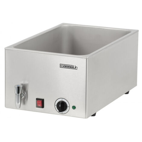 Bain Marie Inox GN 1/1 avec Robinet de Vidange - Casselin