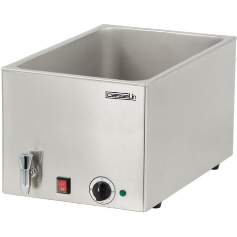 Bain Marie GN 1/1 avec Robinet de Vidange - 200 mm - Casselin (1/4)