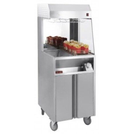 Poste Chauffe Frites Salage Professionnel sur Roues - Casselin (1/3)