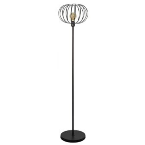 Lampe Pied Vintage Noire Style Vintage, Culot E27, Idéale Salon - Edm (1/3)