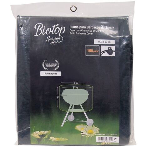 Housse de barbecue altadex imperméable vert diamètre 73 cm (1/5)