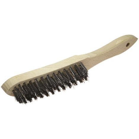 Brosse Métallique Manuelle En Acier, Modèle Bois, 280mm 2723000 - Wolfcraft (1/4)