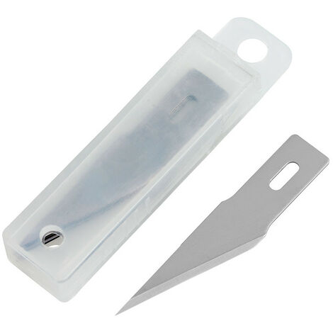Lot de 5 lames de rechange pour cutter de précision 4196000 – Matériau durable – Coupe nette pour travaux manuels – Compatible Wolfcraft 82960 (1/3)