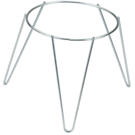 Pied Support Jardinière Acier 22cm Résistant, Design épuré, Idéal Extérieur - Sauvic