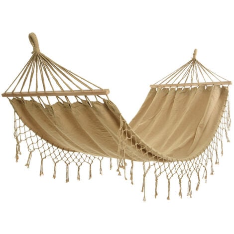 Hamac D'extérieur Lisse 100x200cm Couleur Beige