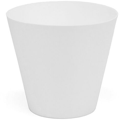 Pot De Fleur Blanc ø22cm – ø22cm • Blanc – Plastiken (1/6)