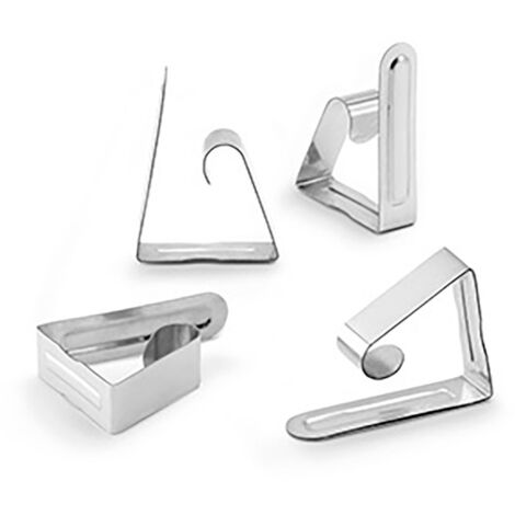 Pince Nappe Métallique Maintien Stable Et Discret Pour Nappes - Inofix (1/3)
