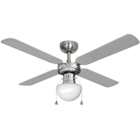edm-product EDM Caribe 50w ventilateur plafond chrome 102 cm (1/5)