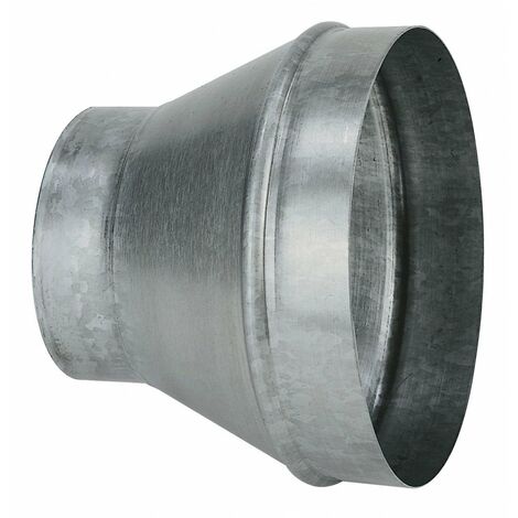 Atlantic – Réduction galva 523184 – Raccord VMC conique concentrique – Pour diamètres différents – Acier galvanisé