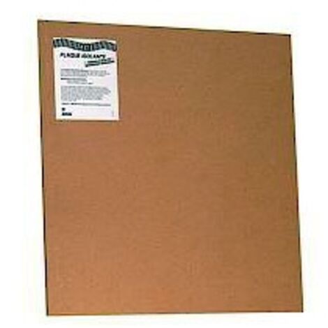 GEB – Plaque isolante 1000 x 1000 mm – Épaisseur 5 mm en fibre de laine minérale – Isolation thermique jusqu'à 1000°C – Fixation avec colle réfractaire