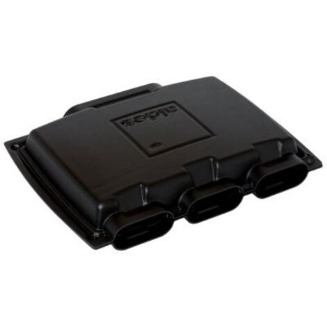 Aldes – Caisson de répartition VMC 3s – Longueur optimisée pour systèmes électriques – Connexion sécurisée pour distribution d'énergie - PLAT 3 S