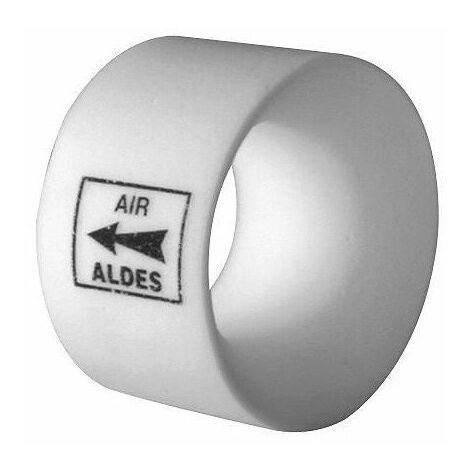 Aldes – Anneau phonique 11019429 – Raccord VMC D125 mm – Amélioration isolement acoustique – Compatible bouches Bap'SI et Bahia Curve