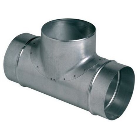 Te 90° Equerre Galva D80 (1/2)