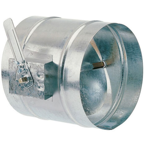 Atlantic – Registre d'équilibrage manuel 523453 – Acier galvanisé Ø 200 mm – Cylindrique pour ventilation pavillonaire – Motorisable - RR-523453