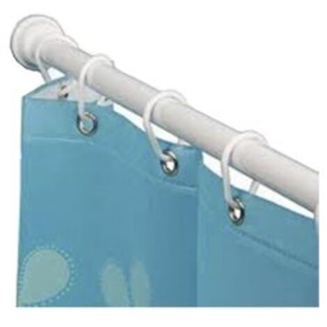 Barre Rideau Blanche Mirtak Extensible, Design épuré - Mirtak (1/2)
