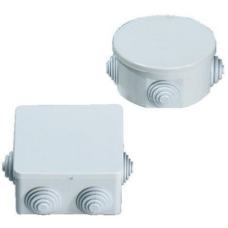 Boîte Ip44 80x80x40 Passe-fil (1/2)