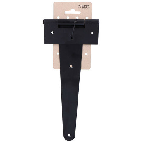 Charnière T 200x100 Mm Hº époxy Noir Sur Carton Suspendu Edm (1/3)
