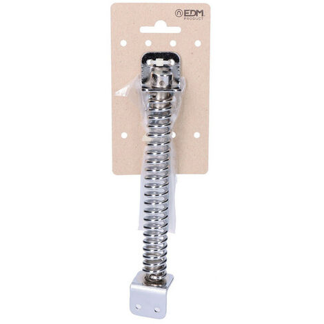Ressort de porte en nickel 170 mm – Force de fermeture norme 1154 – Système silencieux – Pour portes intérieures et extérieures – EHL