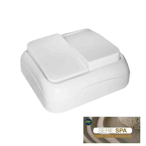 EDM 43156 Interrupteur double surface série Spa, multicolore (1/2)