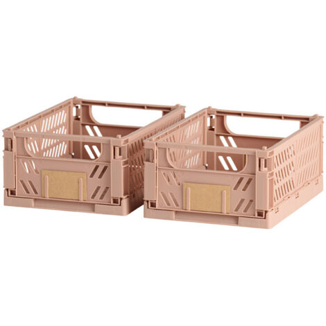 Boîte de rangement pliante 17x12,5x7cm lot de 2 pièces (1/5)