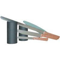 Set de 3 couteaux avec pierre à aiguiser – Couteaux en acier inoxydable – Pierre à aiguiser pour affûtage précis – Accessoires de cuisine professionnels – Armaflex