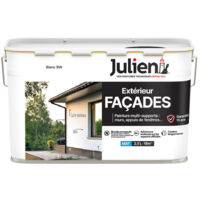 Peinture Multi-supports Extérieur Façades 2.5l - 165741 - Blanc Bw - Julien