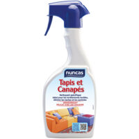 Nettoyant tapis et canapés 500ml – Élimine poussière et auréoles – Préserve couleurs – Formule délicate pour tous types de tissus