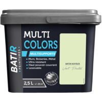 Batir Multicolors Peinture Multisupports Satin Soyeux 2.5l - Batir