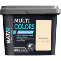 Batir Multicolors Peinture Multisupports Satin Soyeux 2.5l - Batir