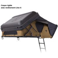 Tente de toit Mighty Oak 160 – Coque rigide ABS – Tissu polyester oxford 600D waterproof – Dimensions 160x120x33 cm – Éclairage LED inclus – Vickywood