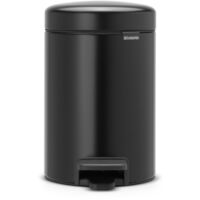 Poubelle à Pédale 3 L Matt Black - New Icon - Brabantia