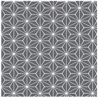 Nappe Noblessa Toile Cirée Stars Gris 20mx140cm - Noblessa