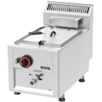 Friteuse Professionnelle gaz vanne de vidange 8 litres - Casselin