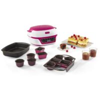 Tefal – Cuiseur vapeur 1100W avec 5 programmes automatiques – Cuisson parfaite gâteaux et desserts – KD810112